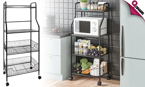 4-Tier Kitchen Rack!